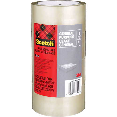 Scotch&reg; Shipping Packaging Tape 175G, 48 mm (2") x 50 m (164') Infinity Industrial Services Inc.