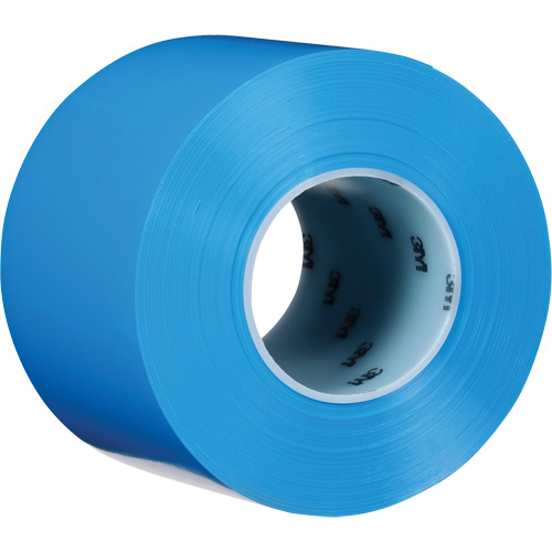 Durable Floor Marking Tape 971, 4" x 108', Vinyl, Blue Infinity Industrial Services Inc.