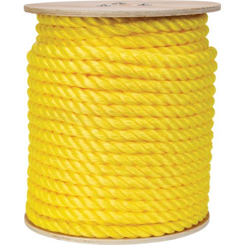 Corde jaune tress&eacute;e, Polypropyl&egrave;ne, 300' Infinity Industrial Services Inc.