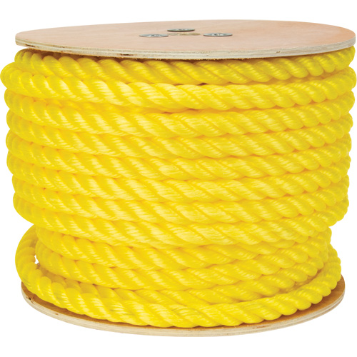 Braided Yellow Rope, Polypropylene, 144' Infinity Industrial Services Inc.
