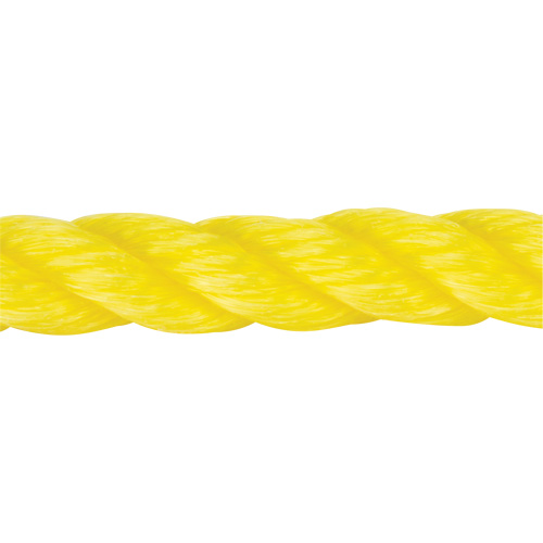 Braided Yellow Rope, Polypropylene, 144' Infinity Industrial Services Inc.