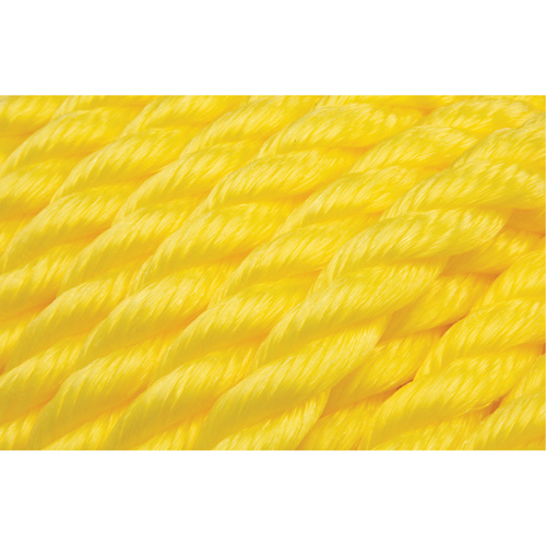 Braided Yellow Rope, Polypropylene, 144' Infinity Industrial Services Inc.