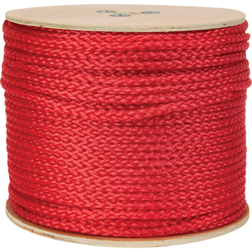 Braided Red Rope, Polypropylene, 500' Infinity Industrial Services Inc.