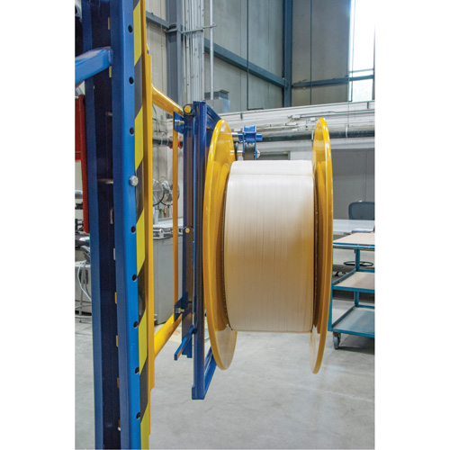 Strapping Dispenser, Polyester/Steel/Polypropylene Straps, 16"/8" Core Dia., 3"/8"/6" Roll Width Infinity Industrial Services Inc.