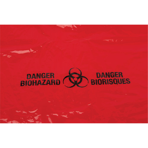 Waste Bags, Bio-Hazard, 50" L x 37" W, 2 mils Infinity Industrial Services Inc.