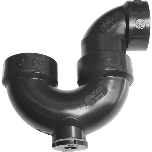 Siphon-P avec joint &agrave; colle &agrave; solvant et regard de nettoyage Infinity Industrial Services Inc.