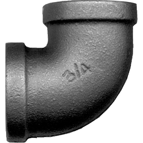90° Female Pipe Elbow, FPT, Black Iron, 1-1/2" Infinity Industrial Services Inc.