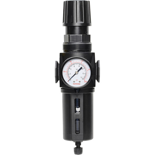 Manual Drain Filter/Regulator with Standard Bowl Modulair 300, 1/4" NPT, 150 PSI, 5.1 fl. oz. Capacity Infinity Industrial Services Inc.