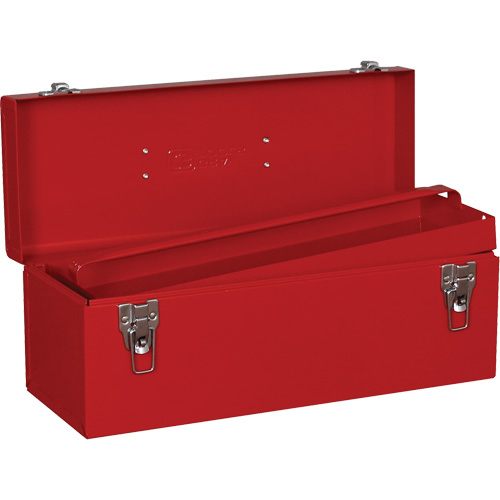 Tool Box, 7-1/8" D x 19" W x 7-1/2" H, Red Infinity Industrial Services Inc.