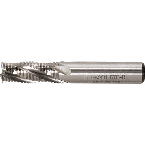 Weldon Shank Rip-R End Mill, 1/2" Dia., 4 Flutes, High Speed Cobalt Infinity Industrial Services Inc.