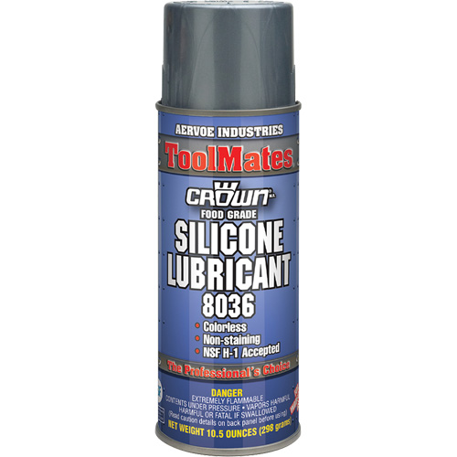 Food Grade Silicone Lube, Aerosol Can Infinity Industrial Services Inc.