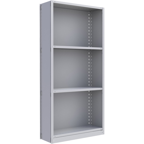 Interlok Shelving Unit, Steel, Boltless, 800 lbs. Capacity, 36" W x 76" H x 24" D Infinity Industrial Services Inc.