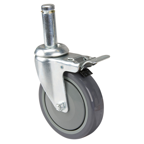 Roulette pour &eacute;tag&egrave;re en treillis chromat&eacute; Infinity Industrial Services Inc.