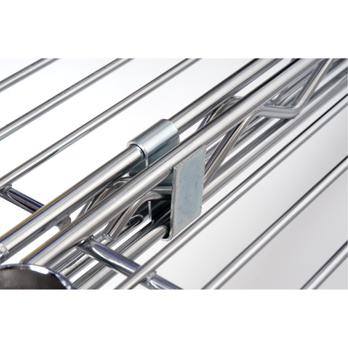 Crochet en S pour &eacute;tag&egrave;re en treillis chromat&eacute; Infinity Industrial Services Inc.