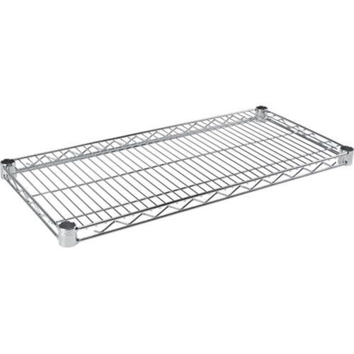 Standard-Duty Chromate Wire Shelf, 36" W x 14" D, 500 lbs. Capacity Infinity Industrial Services Inc.