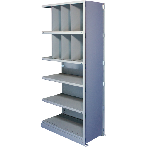 Interlok Shelving Unit, Steel, Boltless, 800 lbs. Capacity, 36" W x 88" H x 12" D Infinity Industrial Services Inc.