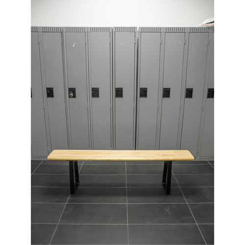 Locker Room Bench, Wood, 48" L x 9-1/4" W x 16-1/2" H Infinity Industrial Services Inc.
