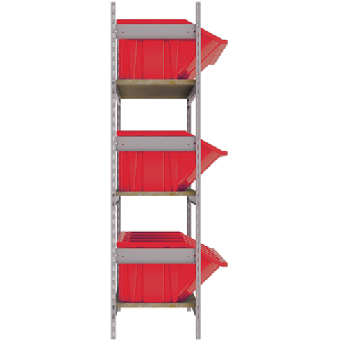 &eacute;tag&egrave;res larges avec bacs g&eacute;ants en plastique, Acier, Sans boulons, Capacit&eacute; 800 lb, 66" la x 60" h x 18" p Infinity Industrial Services Inc.