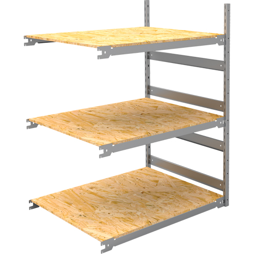 &eacute;tag&egrave;re-classeur de grande largeur, Acier, 3 Tablettes, 42" la x 32" p x 60" h, Ensemble Ajout Infinity Industrial Services Inc.