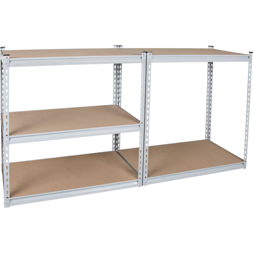 Heavy-Duty Shelving, Steel, Boltless, 1200 lbs. Capacity, 36" W x 72" H x 18" D Infinity Industrial Services Inc.