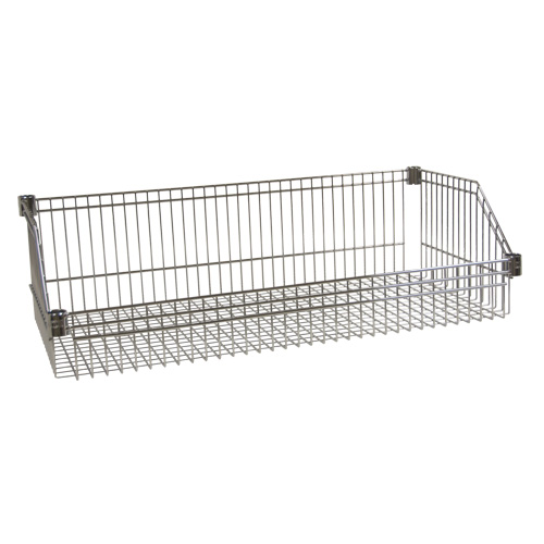 Wire Basket Shelf, 24" W x 48" D, 400 lbs. Capacity Infinity Industrial Services Inc.