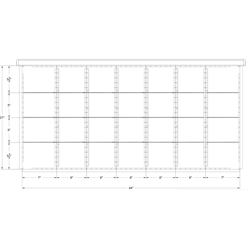 Cabinet d'entreposage &agrave; tiroirs int&eacute;gr&eacute; Interlok Infinity Industrial Services Inc.