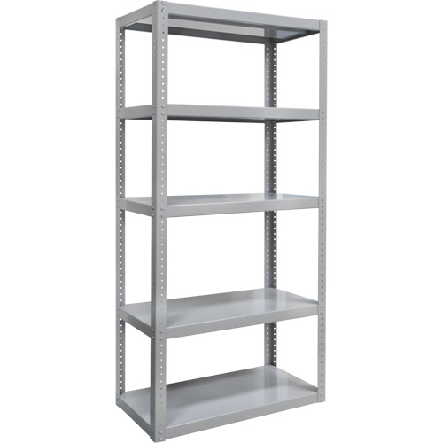 Heavy-Duty Shelving, Steel, Bolted, 3000 lbs. Capacity, 36" W x 72" H x 24" D Infinity Industrial Services Inc.