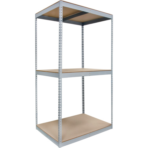 Heavy-Duty Shelving, Steel, Boltless, 1200 lbs. Capacity, 48" W x 84" H x 36" D Infinity Industrial Services Inc.
