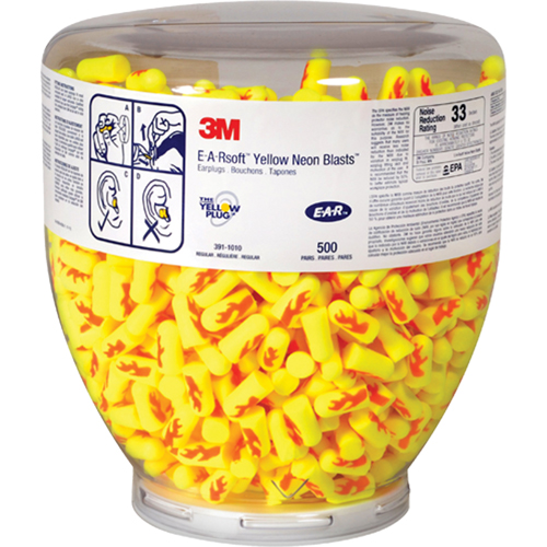 E-A-Rsoft Yellow Neons Earplugs, Bulk - Canister Infinity Industrial Services Inc.