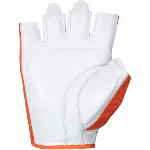 Gants Vibrastop demi-doigts antivibrations, Taille Moyen, Paume Ch&egrave;vre Infinity Industrial Services Inc.