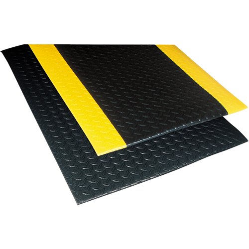 No. 419 Sof-Tred with Dyna-Shield Mats, Diamond, 2' x 3' x 1/2", Black/Yellow, PVC Infinity Industrial Services Inc.