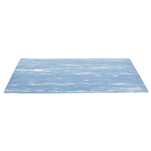 No. 970 Marble Sof-Tyle Grande Mats, Smooth, 4' x 72' x 1", Blue, Rubber Infinity Industrial Services Inc.