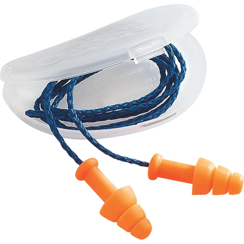Bouchons d'oreilles SmartFit de Howard Leight, Avec cordon, Vrac - Sac en poly, 25 dB NRR, Taille unique Infinity Industrial Services Inc.