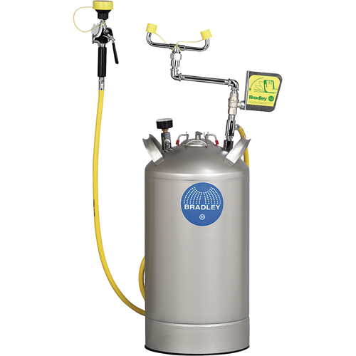 Portable Eyewash Station, Pressurized, 15 gal. Capacity, Meets ANSI Z358.1 Infinity Industrial Services Inc.