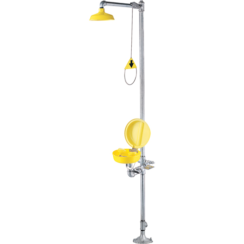 Combination Shower Eye/Face Wash With Cover Infinity Industrial Services Inc.
