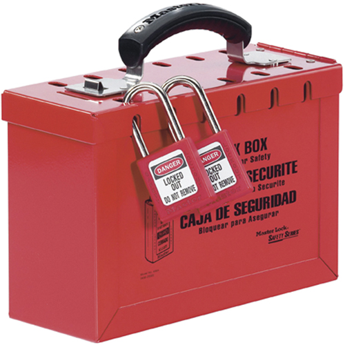 Latch Tight Portable Group Lock Box, Red Infinity Industrial Services Inc.