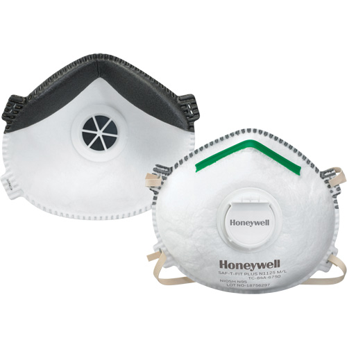 Saf-T-Fit&reg; Plus N1125 Particulate Respirators, N95, NIOSH Certified, X-Large Infinity Industrial Services Inc.