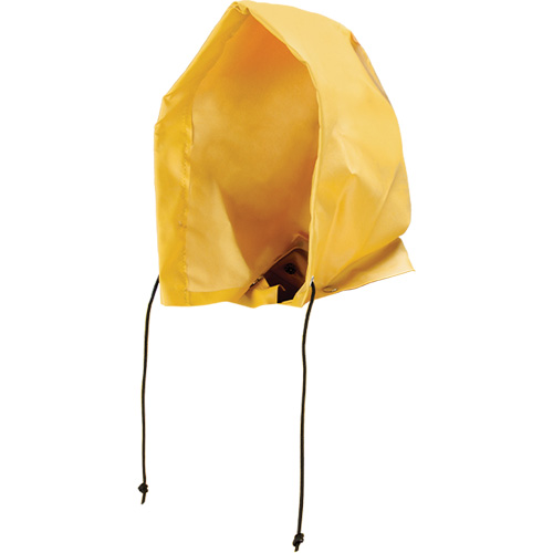 Neo-Slick Chemical & Acid Resistant Rain Hood, One Size, Yellow, PVC Infinity Industrial Services Inc.