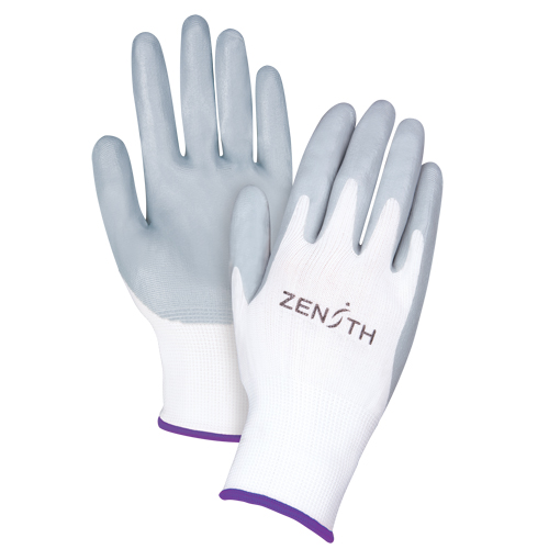 Gants l&eacute;gers enduits et respirants, 6/T-petit, R&ecirc;vetement Mousse de nitrile, Calibre 13, Enveloppe en Polyester Infinity Industrial Services Inc.