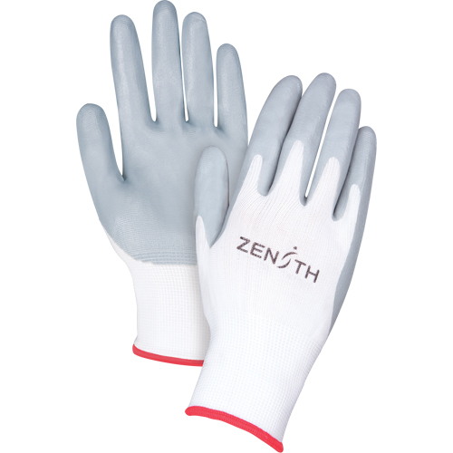 Gants l&eacute;gers enduits et respirants, 7/Petit, R&ecirc;vetement Mousse de nitrile, Calibre 13, Enveloppe en Polyester Infinity Industrial Services Inc.