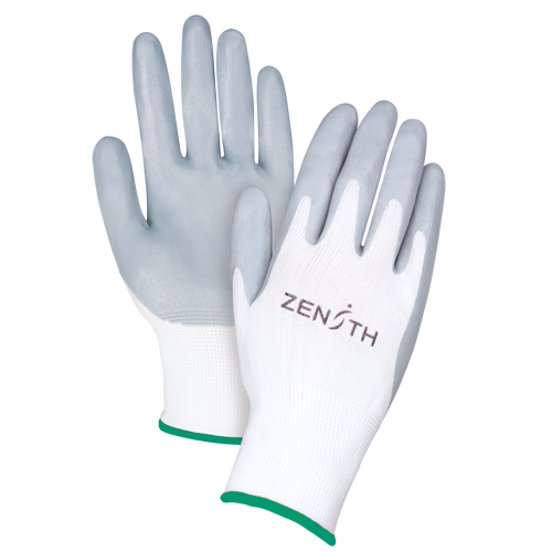 Gants l&eacute;gers enduits et respirants, 8/Moyen, R&ecirc;vetement Mousse de nitrile, Calibre 13, Enveloppe en Polyester Infinity Industrial Services Inc.