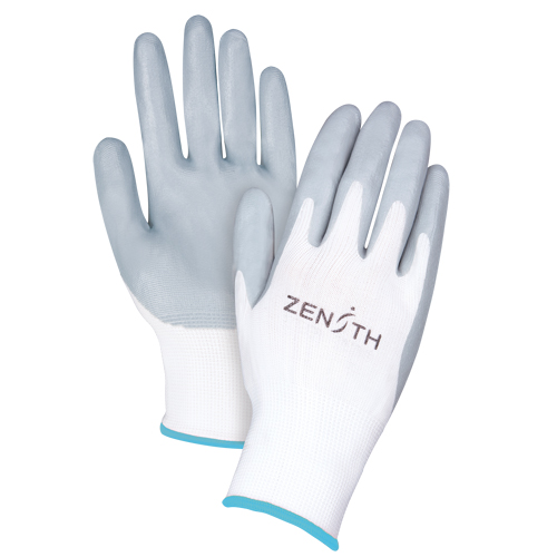 Gants l&eacute;gers enduits et respirants, 10/T-Grand, R&ecirc;vetement Mousse de nitrile, Calibre 13, Enveloppe en Polyester Infinity Industrial Services Inc.