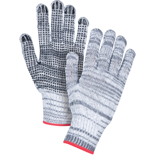 Gants tricot&eacute;s &agrave; pois, Poly/coton, Un c&ocirc;t&eacute;, Calibre 7, Grand Infinity Industrial Services Inc.