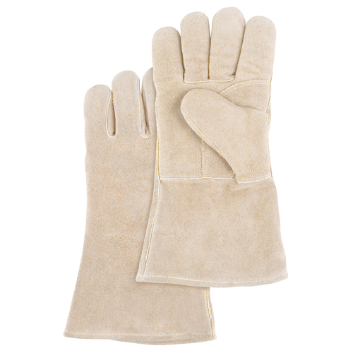 Gants de soudeur de premi&egrave;re qualit&eacute;, Cuir de vache refendu, Taille Grand Infinity Industrial Services Inc.