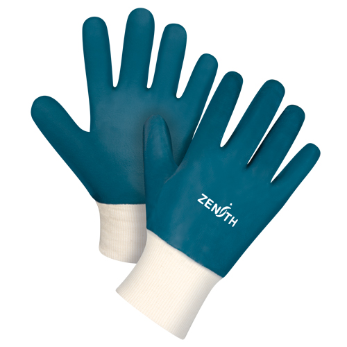 Gants &agrave; poignet en tricot de poids lourd, 10/T-Grand, R&ecirc;vetement Nitrile, Enveloppe en Coton Infinity Industrial Services Inc.