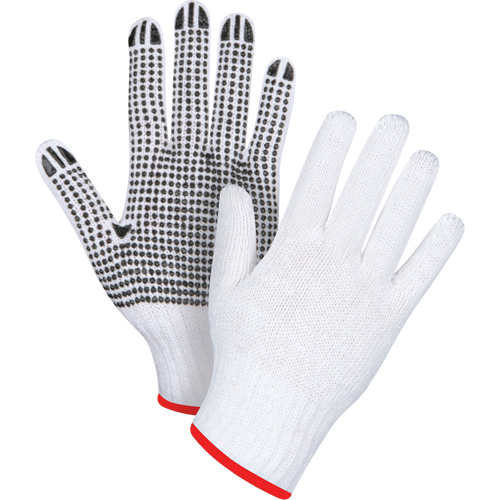 Dotted String Knit Gloves, Poly/Cotton, Single Sided, 7 Gauge, Small Infinity Industrial Services Inc.