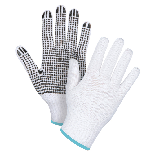 Dotted String Knit Gloves, Poly/Cotton, Single Sided, 7 Gauge, X-Large Infinity Industrial Services Inc.