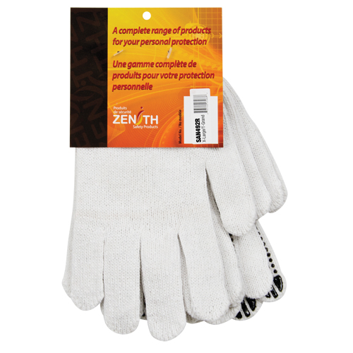 Gants tricot&eacute;s &agrave; pois, Poly/coton, Un c&ocirc;t&eacute;, Calibre 7, T-Grand Infinity Industrial Services Inc.