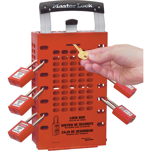 Latch Tight Lock Boxes, Red Infinity Industrial Services Inc.