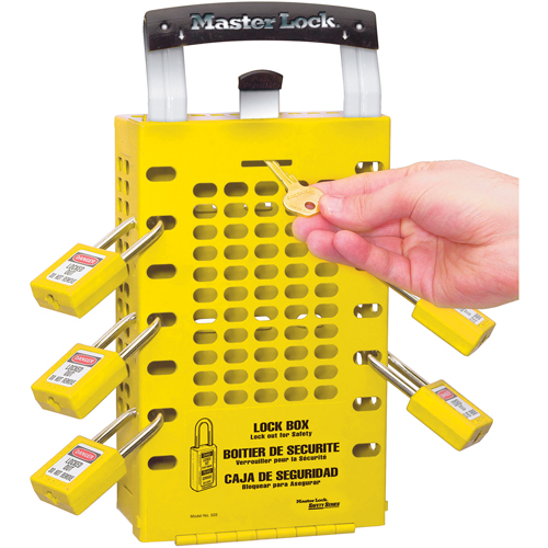 Latch Tight Lock Boxes, Yellow Infinity Industrial Services Inc.